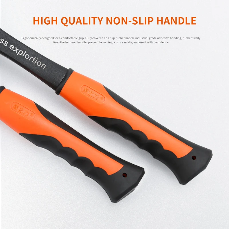 Multifunctional Professional Hand Tools Geological Hammer Mine Exploration Survey Pointed Tip Multi-tool Construction tools geological hammer