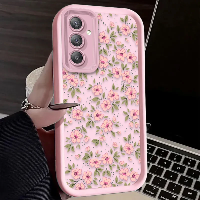 Charming Romantic Floral Phone Case - Decorative Back Cover