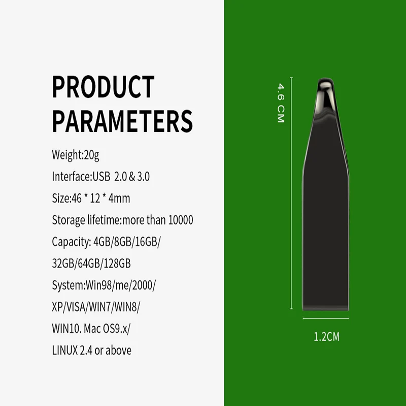 USB Flash Drive 3.0 High Speed 64gb 32gb 16gb Waterproof Memory Stick Metal Pendrive Free Logo U-disk Gift usb flash drive flash drive