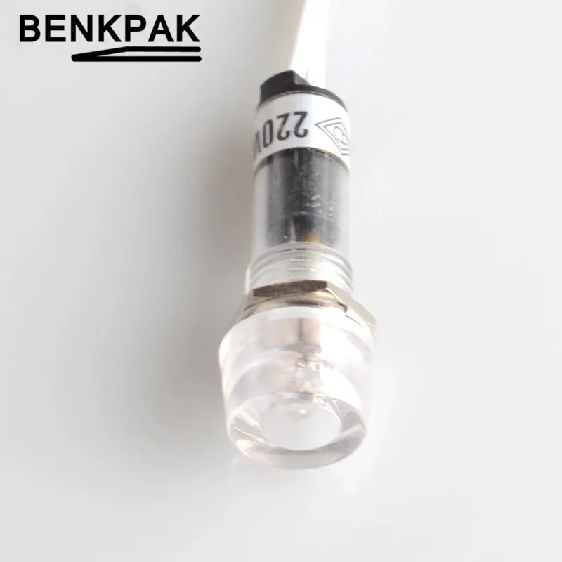 10mm Indicator Pilot Light Signal Light Indicator DC12V AC220V 5pcs led indicator light signal lamp indicator light led light
