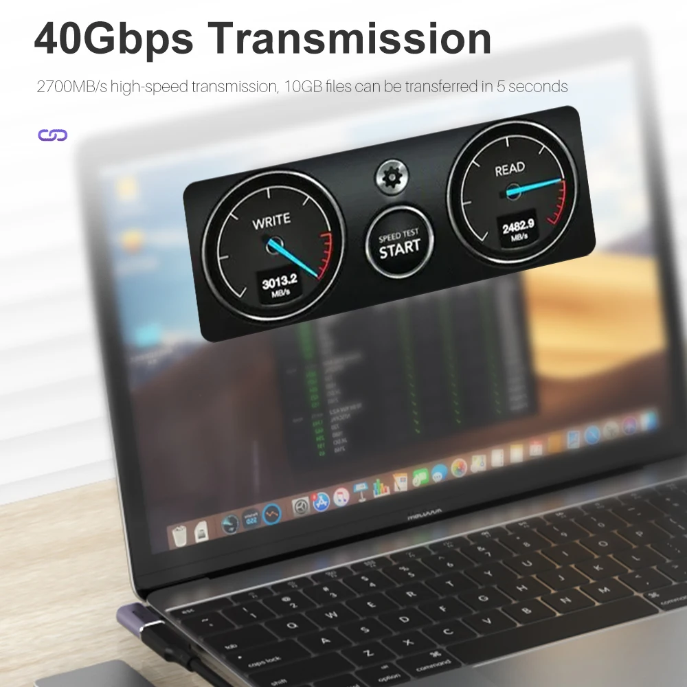 ʰ PD 100W 40Gbps   USB 4.0 Thunderbolt 4 Type C Ŀ ͽٴ(޴ LaptopSwitch)