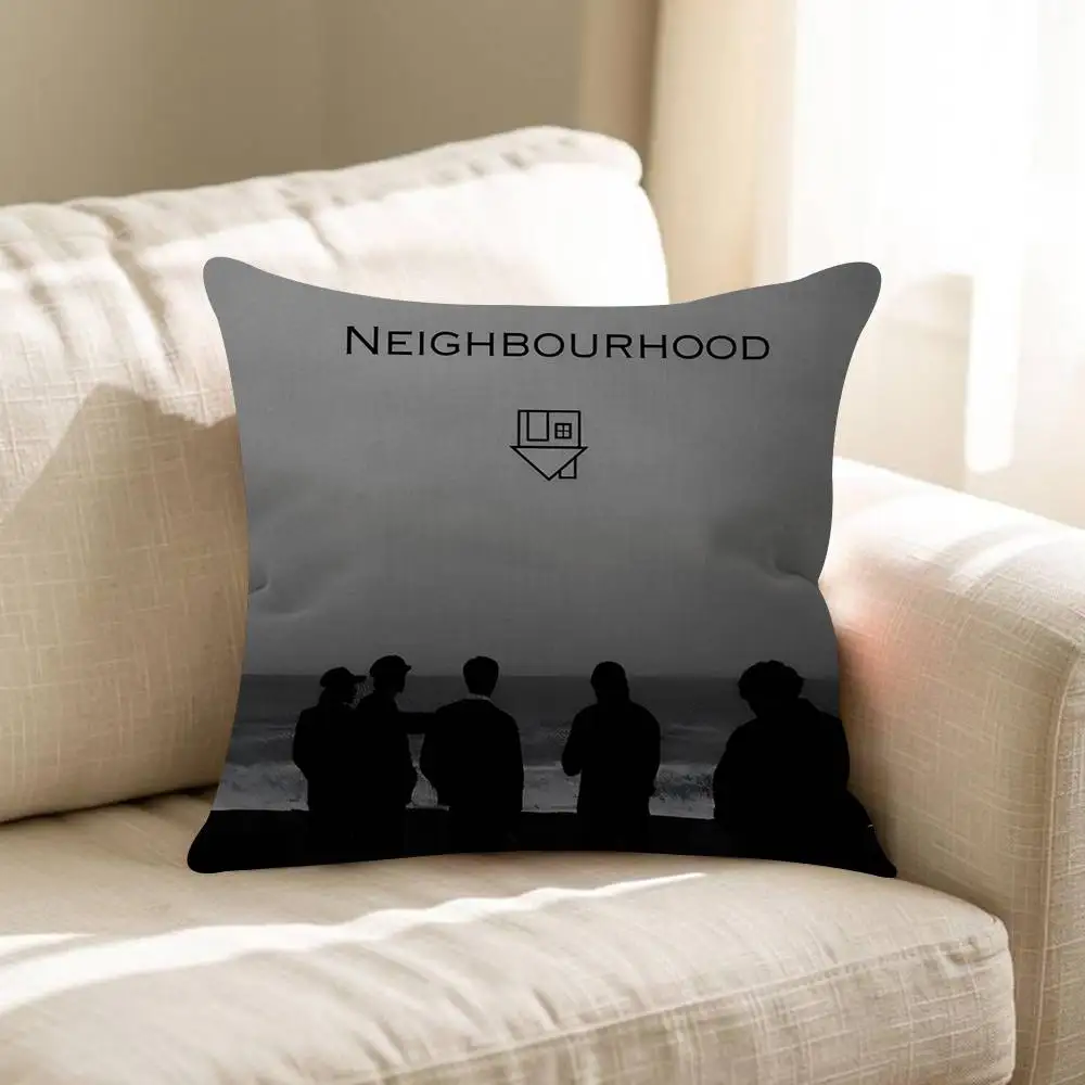 Band The Neighborhood TNBH Kissen, Geschenk, Heimbüro-Dekoration, Schlafzimmer, Sofa, Auto, Kissenbezug, 45 x 45 cm – Detail 10