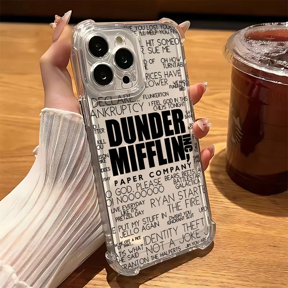 The O-Offices TV Show Themed Clear Anti-Fall TPU Phone Case
