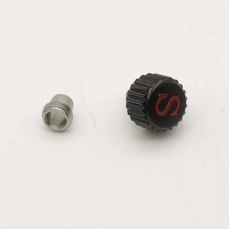 Elegant Multi-Color Stainless Steel Watch Crown Replacement Parts