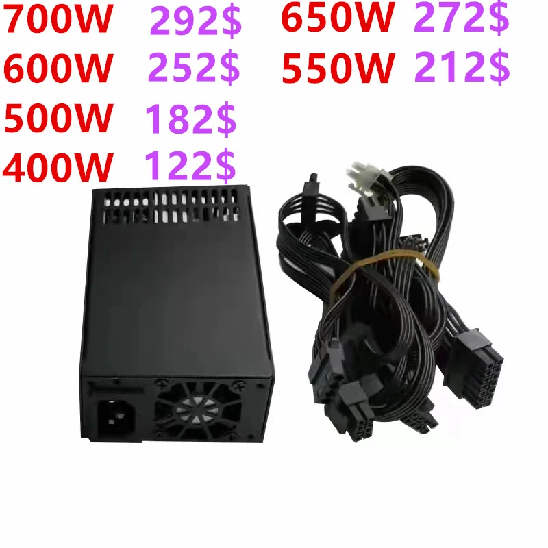 새로운 PSU ITX 플렉스 소형 1U K39 전원 공급 장치 700W 650W 600W 550W 500W 450W 400W 350W 300W 250W ENP-7660B