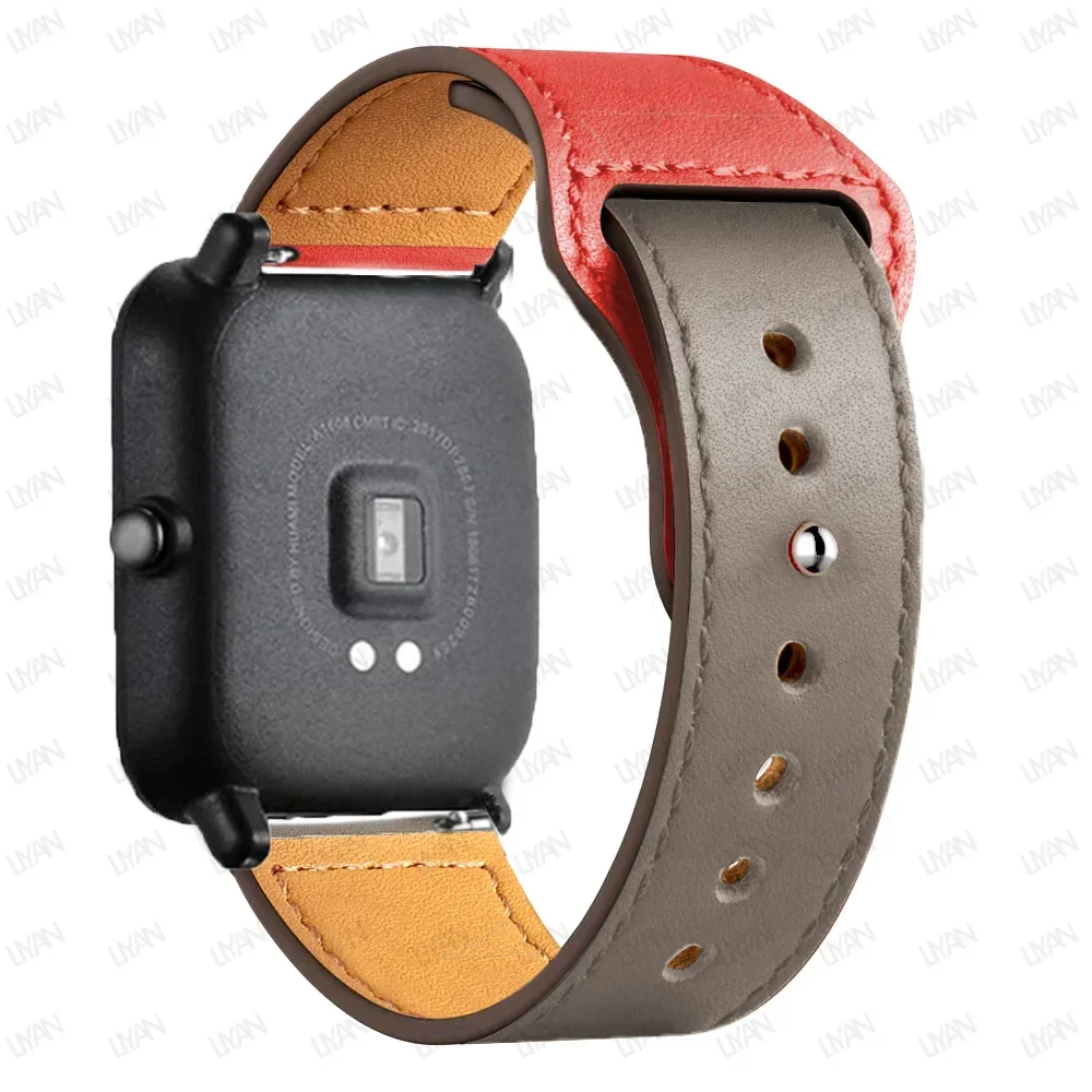 Elegant Leather Watch Strap - Premium 20mm/22mm Adjustable Bracelet