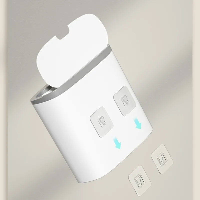 14L Bathroom Smart Trash Can Wall Mounted Waterproof Garbage Bin Automatic Sensor Wastebasket Narrow Dustbin for Kitchen S538f27ff1e9c4765b60994eed9ef428cO