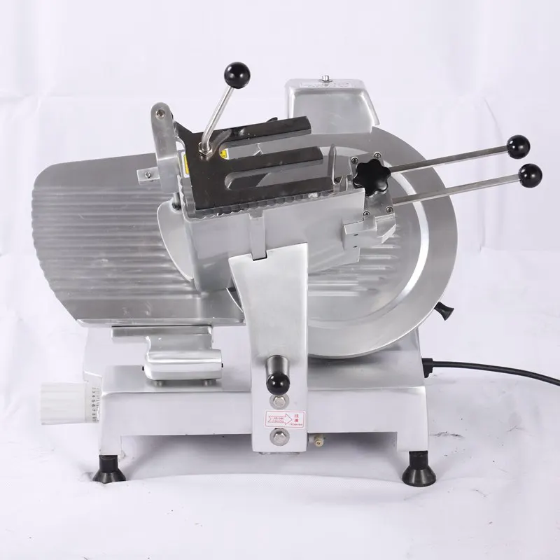 10 inch Portable Semi-Automatic Frozen Meat Mutton Slicer, Cheese Food Electric Slicer with CE