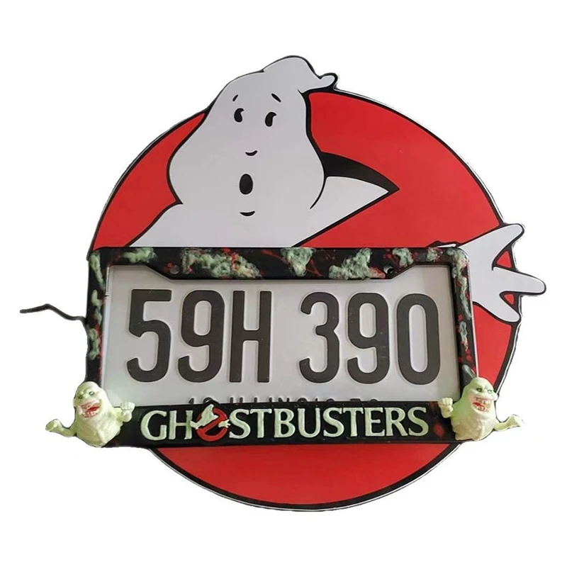 

Home Decor Halloween License Plate Frame License Plate Decoration For Most Vehicles Easy Installation