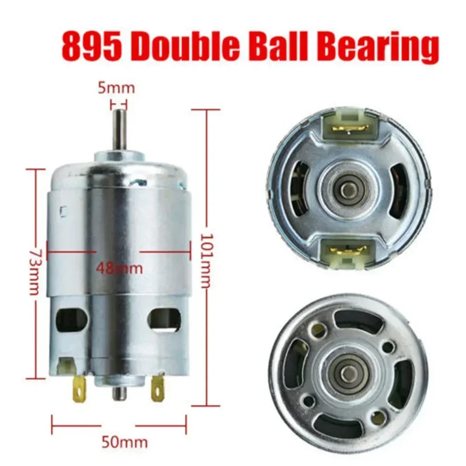 Motore DC 775 Ad Alta Potenza Con 10 Denti, 21V – Nucleo In Rame E Struttura In Metallo Per Trapani E Utensili