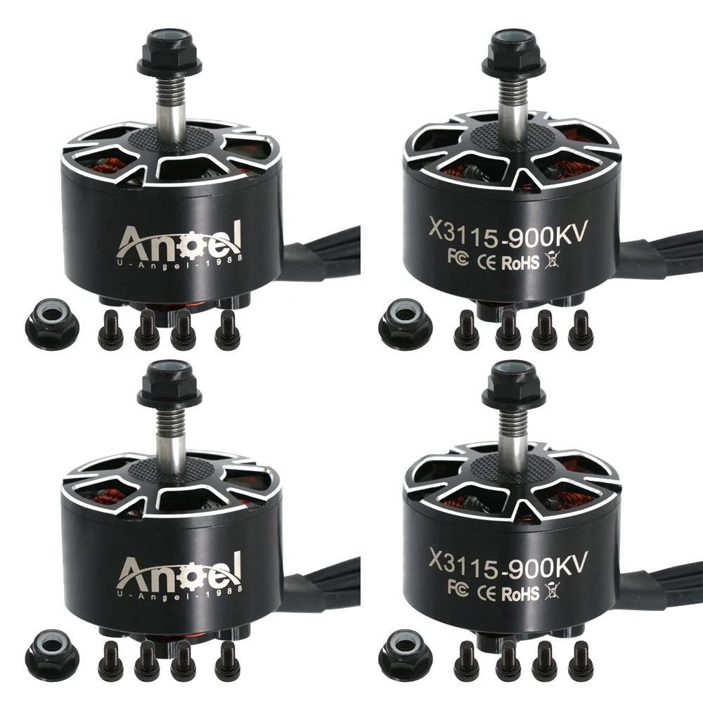 

4pcs/lot UAngel X3115 3115 900KV 1050KV 1200KV 6S Brushless Motor for FPV Freestyle 9inch 10inch Long Range Cinelifter RC Drones