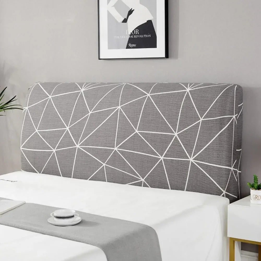Print All-inclusive Bed Head Cover Spandex Elastic Bed Headboard Cover Head Back Protective Soft Dust Protector bed headboard cover