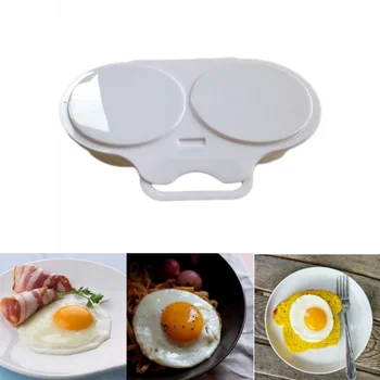 Food Grades Plastic Microwave Cooking Eggs Steamer Convenient Kitchen Cooking Mold Egg Poacher Kitchen Gadgets Fried Egg Tool
