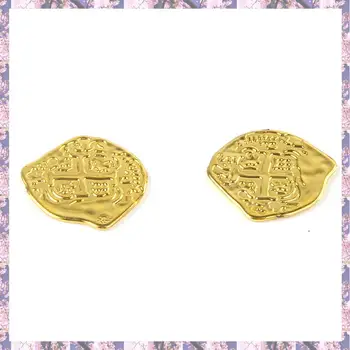 T84C-600 Pcs Plastic Gold Coins Pirate Coins Kids Play Coins For Pirate Party Treasure Chest Games Tokens Toys Cosplay 1