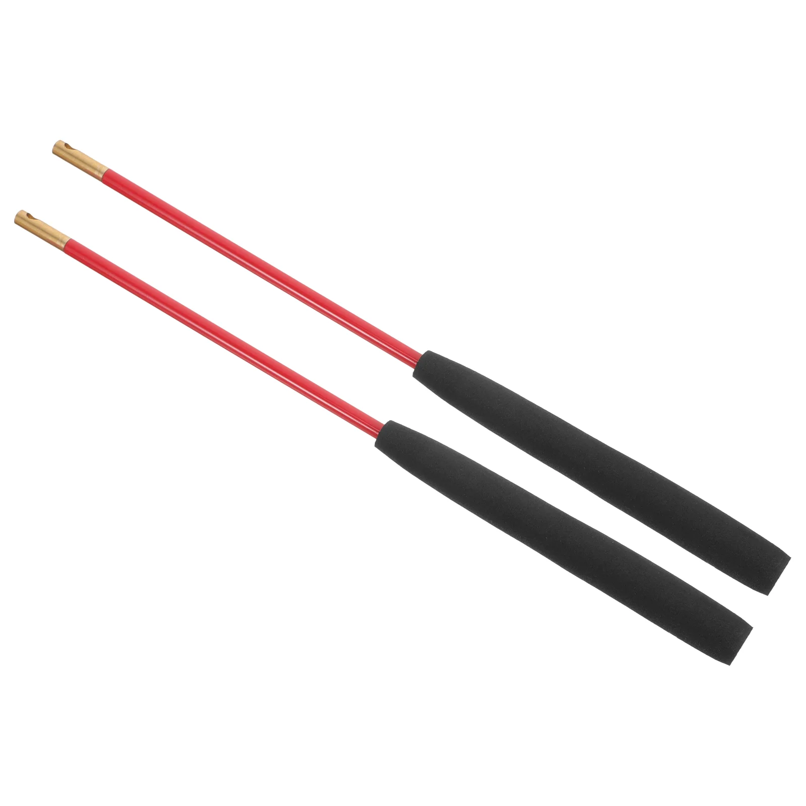 

Diabolo Shaker Anti-slip Handle Solid Pole Copper Head Fiberglass Wire Hole Design (35cm Short Pole) Chinese Sticks Walking
