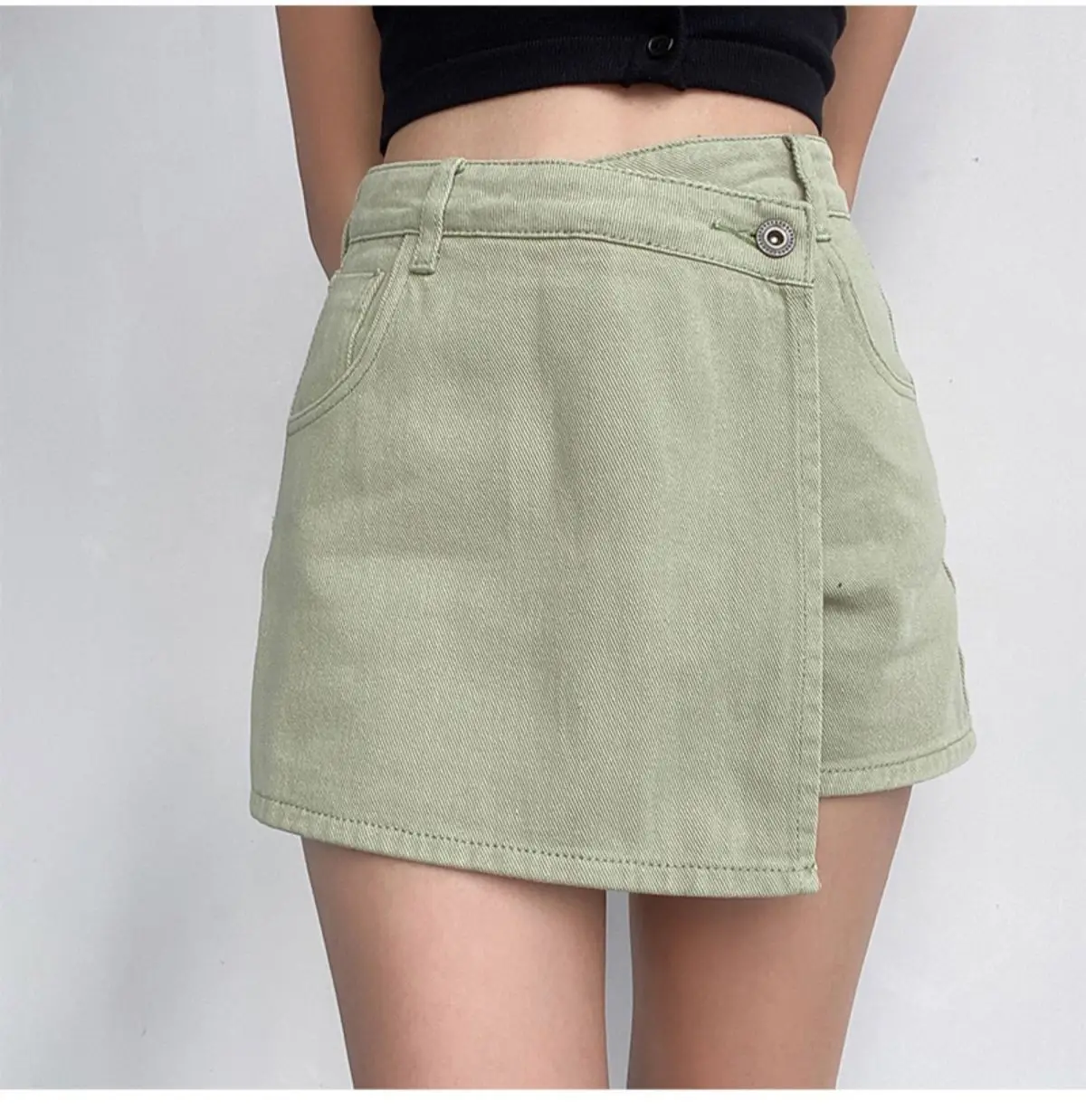 novo verão assimétrico hotsweet streetwear design ulzzang estudante harajuku y2k faldas