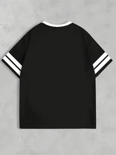 2025 Summer New Men's T-shirt breathable casual sporty digital print outdoor street men's wear - Image 2