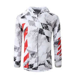 Fishing Shirt Men Anti-UV Quick-Dry UV Sunscreen profession Clothing Outdoors Long Sleeve Men's Sun-Protection Fishing Hooded