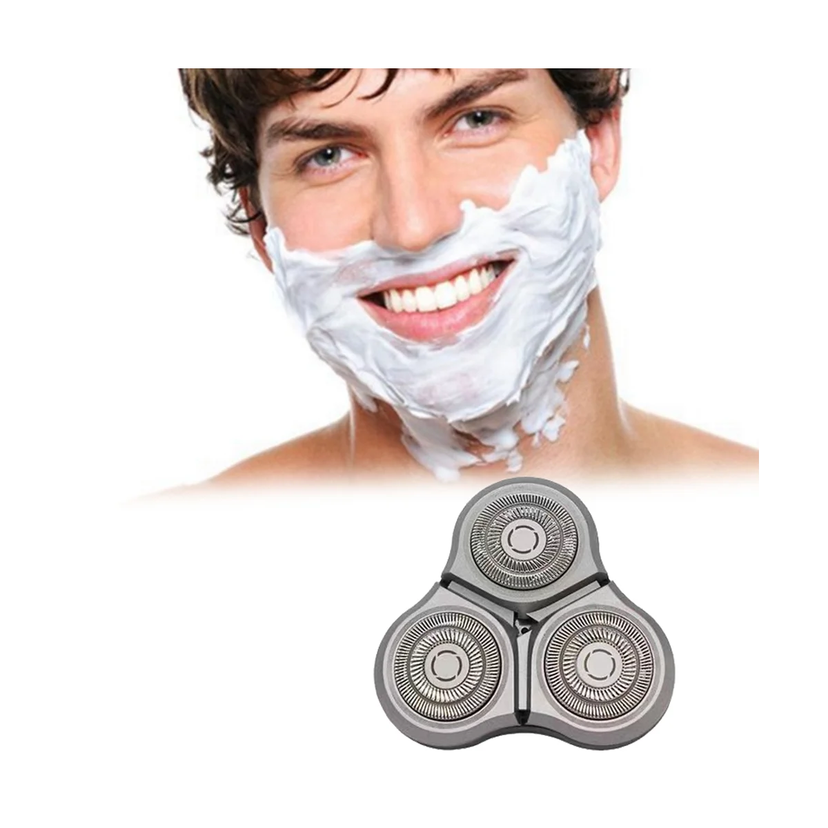 2PCS for Xiaomi Mijia S500C S500 S300 Electric Shaver Head Replace Shaver Head MJTXD01SKS Cutter Head Accessories 2