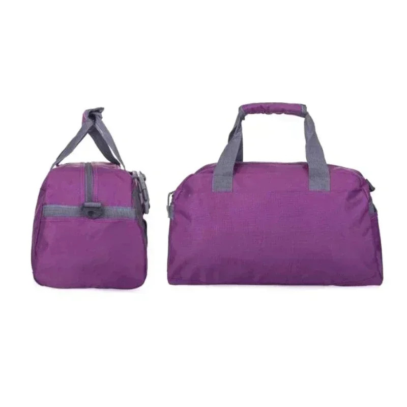 Waterproof Nylon Yoga Fitness Duffel Bag for Women - Stylish Travel and Gym Shoulder Bag