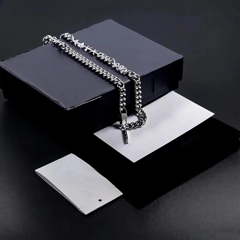 

2023 New Necklace Fashion Simple 1017 ALYX 9SM Logo Splice Necklace