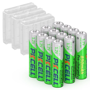 2/6/8/12/16/32PC PKCELL AAA Batteria 1.2V NIMH AAA Batterie ricaricabili Basso Cicli autoscaricati 1200 volte per giocattoli telecomando