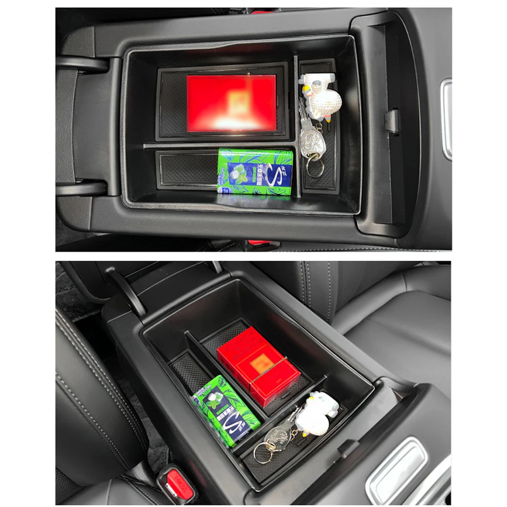 Center Console Organizer For Hyundai Santa Fe 2021-2023 - Armrest Storage Box Tray Interior Accessories