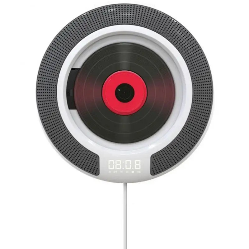 리모컨 헤드폰 잭이 있는 휴대용 USB 디스크 플레이어, 공간 절약, 호환 플레이어 스피커, 45 mm2, 50hz, 60hz