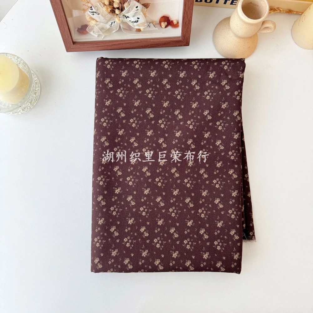 Luxurious French Vintage Style Pure Cotton Fabric for Women's and Children's DIY Clothing Projects