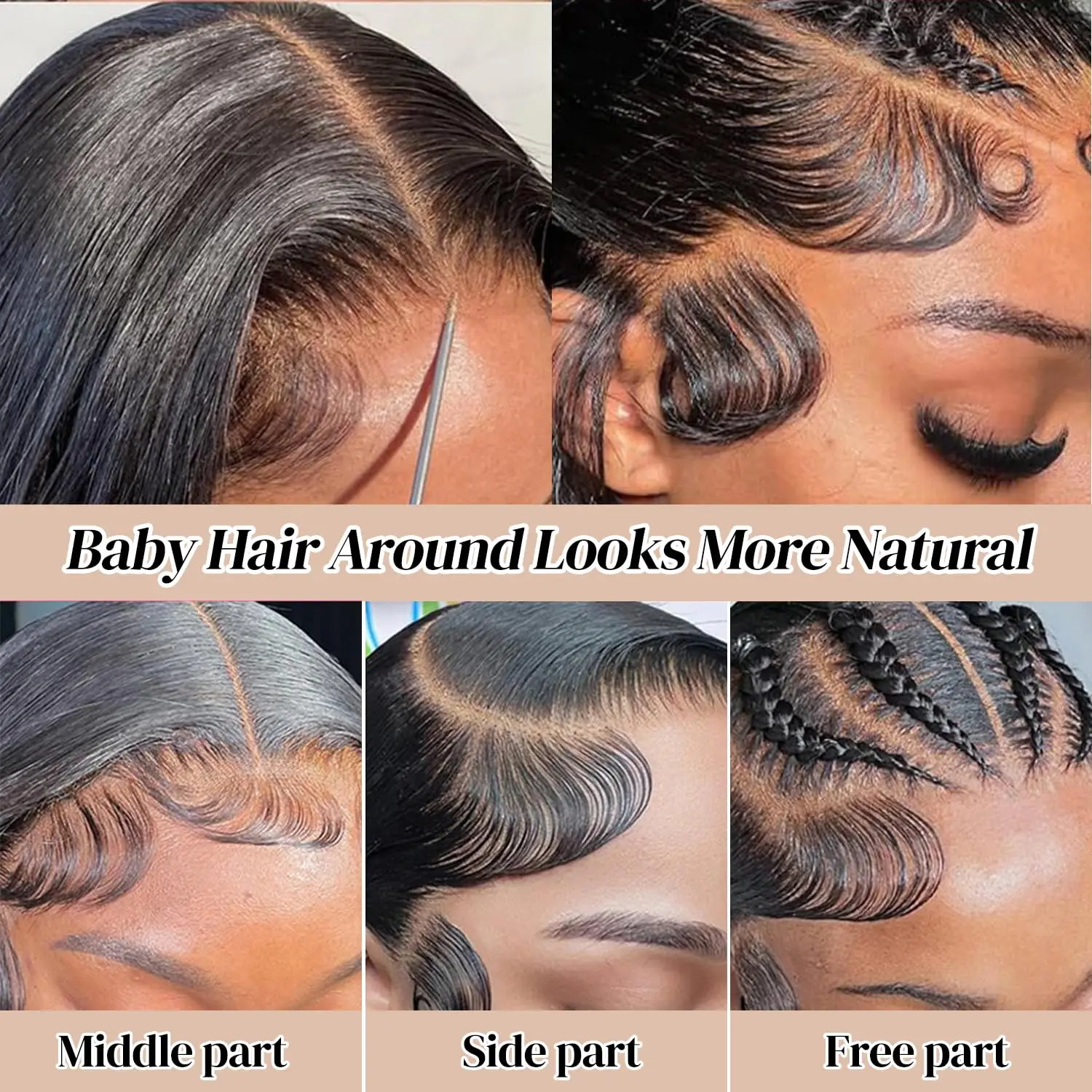 13x6 Straight Lace Frontal Human Hair Wigs 250% Density Short Bob Wigs 16 Inch HD Transparent Full Lace Frontal Wig for Women