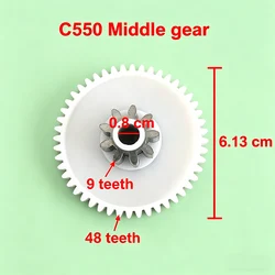 Children's Electric Car Gearbox Replacement Part - Durable Plastic and Metal Gear Combination (C 550 Middle gear)