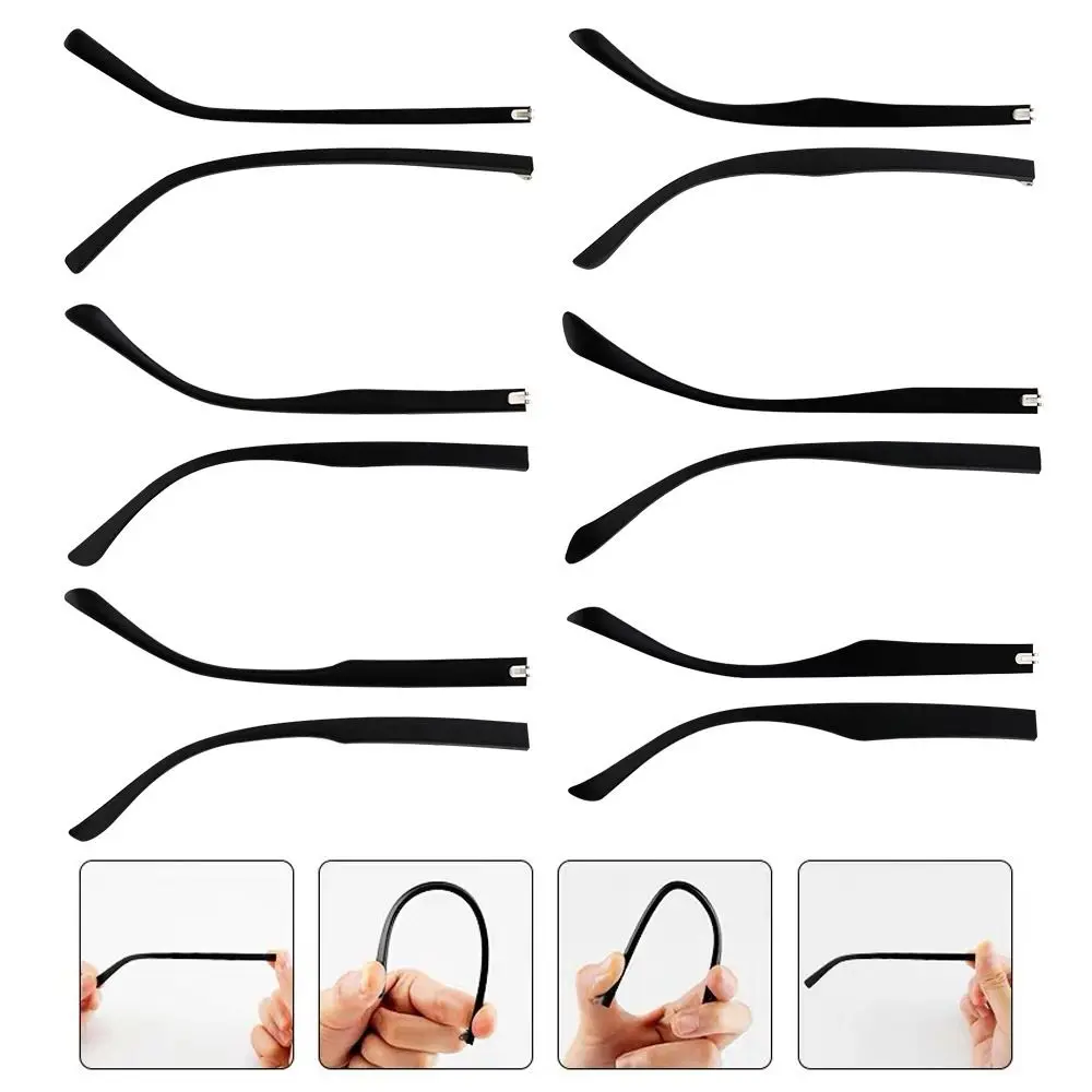 Glasses Metal Replacement Leg Temple Arm Eyewear Accessories Anti-Slip Glasses Frame Repair 1 Pair