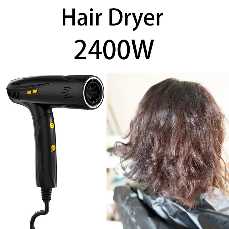 2400W  Powerful Hair Dryer Negative Ion Hair Care Professinal Hairdryer Quick Dry Home Salon Tools Foldable Electric Hair Blower 6