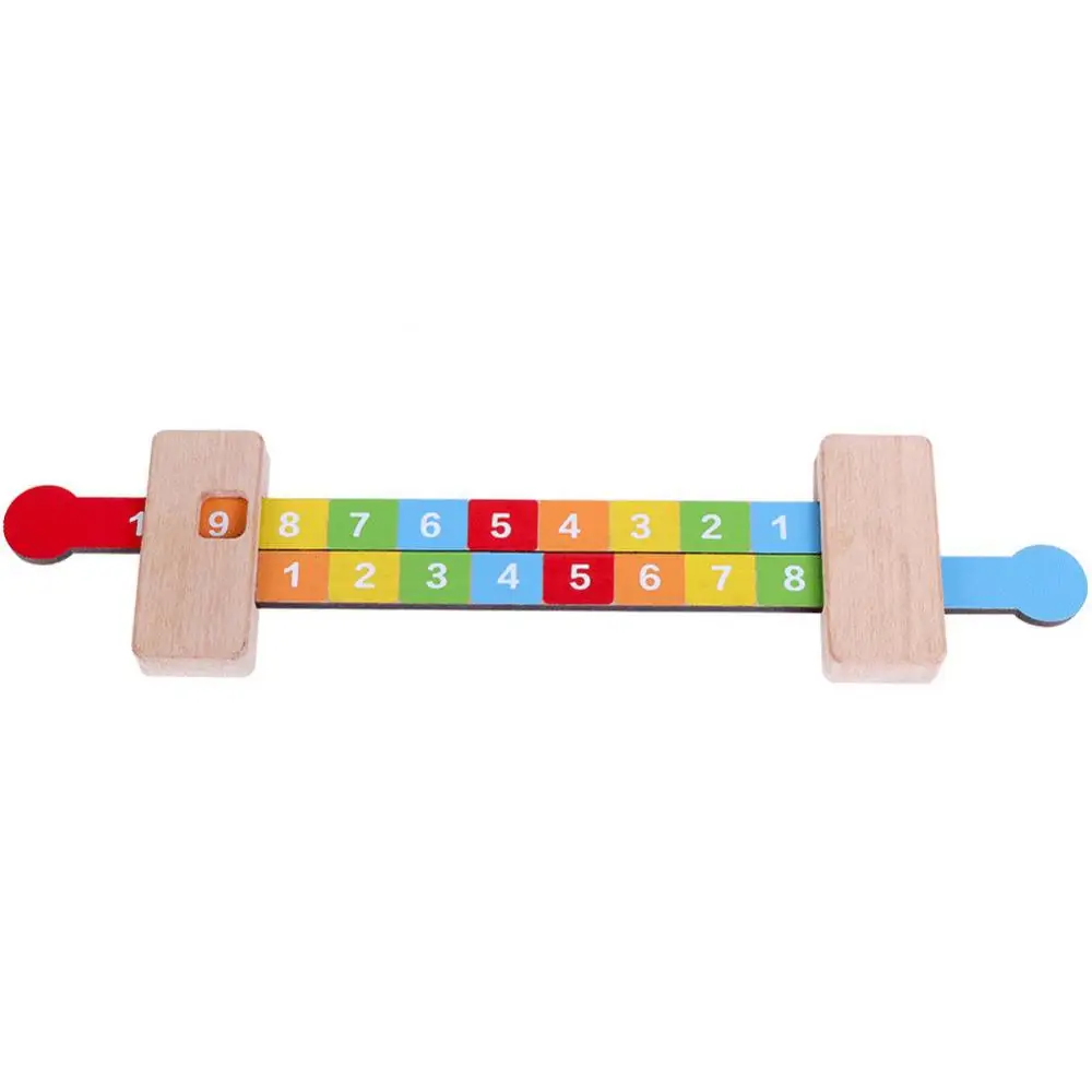 Kids 1-10 Numbers Addition Subtraction Ruler Toy School Arithmetic Teaching Aid