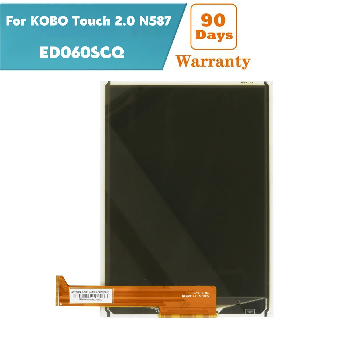 Original 6 Inch Eink Screen Ed060scq For Kobo Touch 2 0 N587 Ebook 