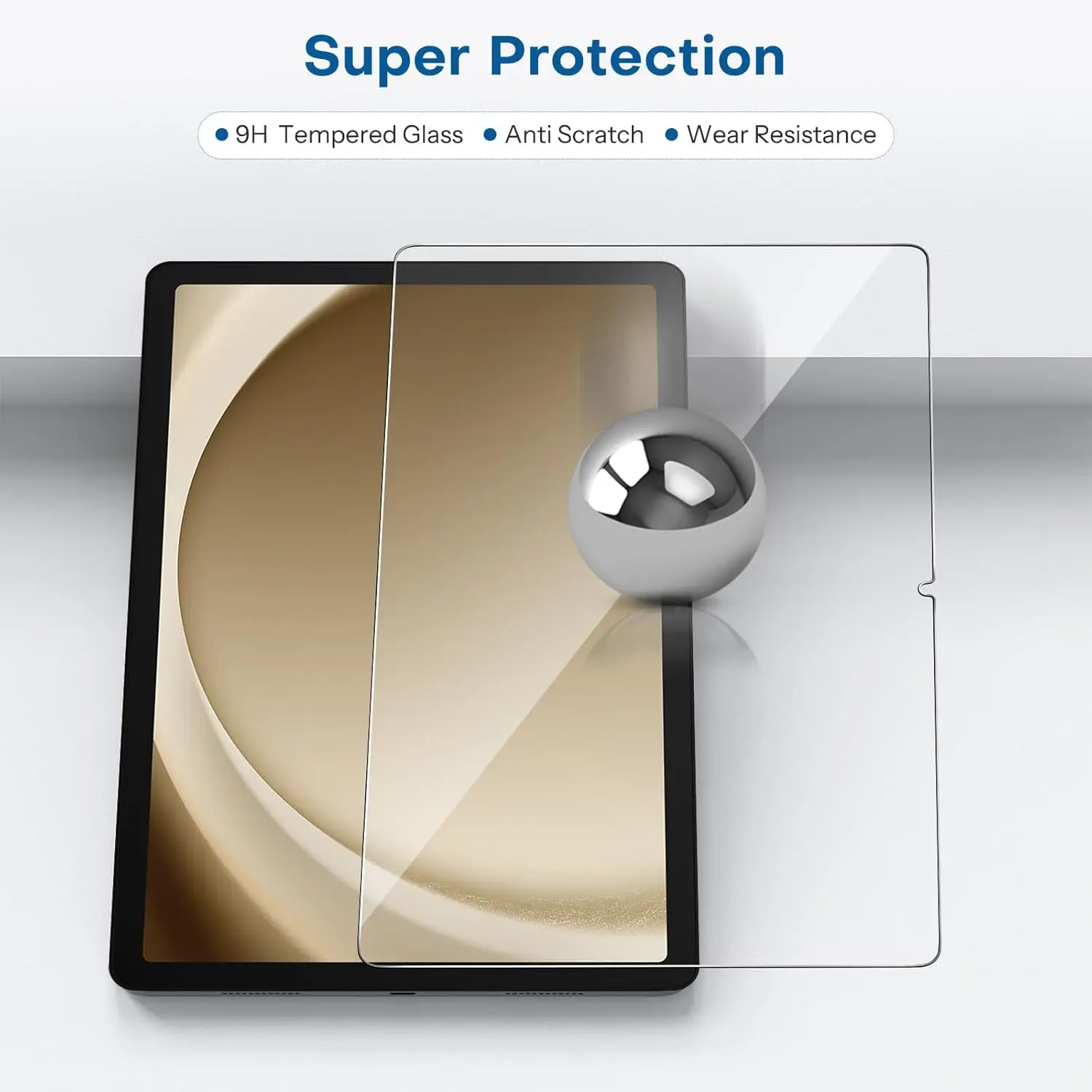 Premium Tempered Glass Screen Protector - 2 Pack, HD Clear, 11 Inch