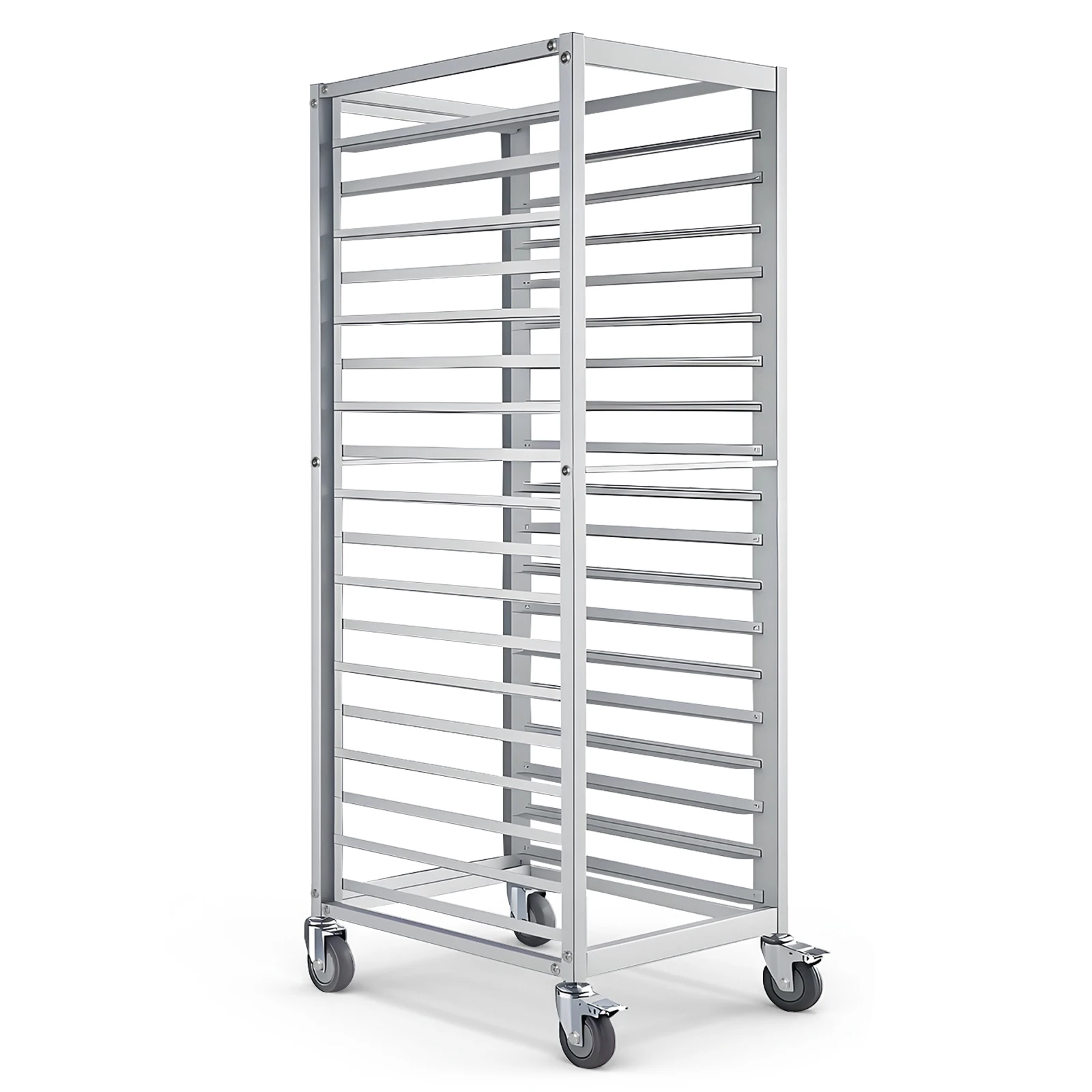Aluminum Bakery Rack with Wheels for Kitchen Restaurant
