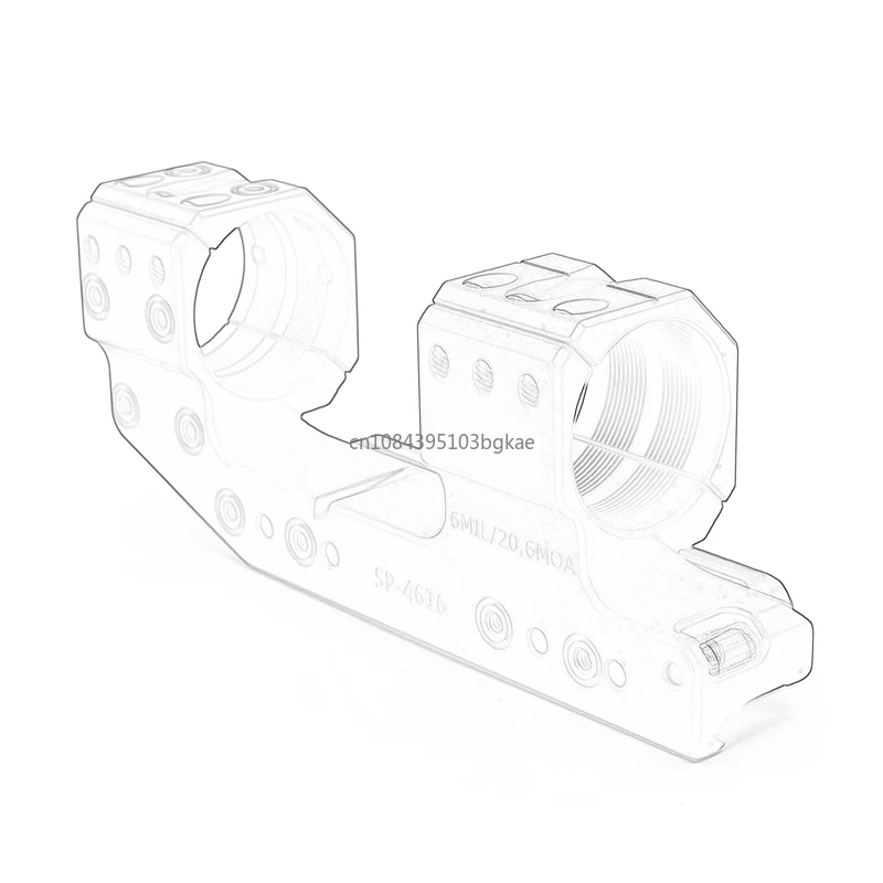 New Scope Rings SP-4615 solid 30mm tube riflescope 38mm 1.50in with surfaces for accessories