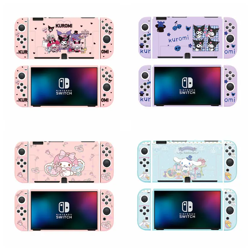 

My Melody Kuromi Cinnamoroll Anime TPU Soft Protective Case for Nintendo Switch OLED Game Console Controller Gaming Accessories