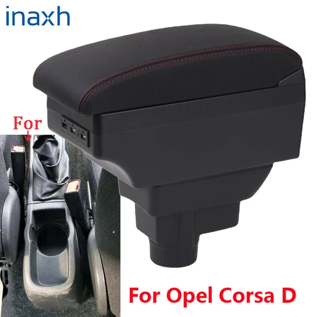 Für Opel Corsa D Armlehne box Für Opel Corsa Auto armlehne rückenlehne  Innen teile lagerung box Retrofit teile Auto zubehör - AliExpress