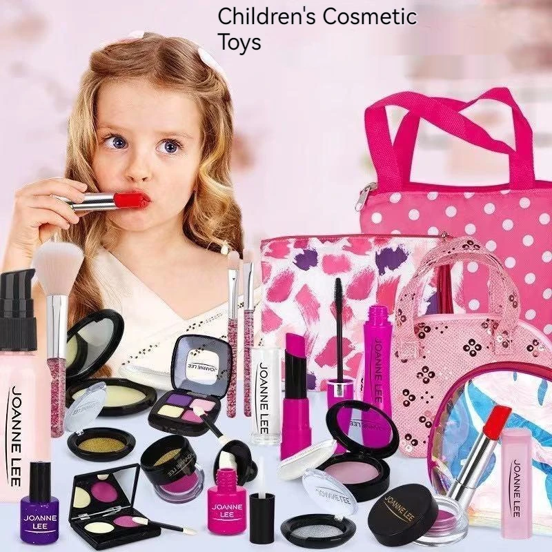 Girls Simulated Makeup Toy Pretend Play Medical Equipment Handbag