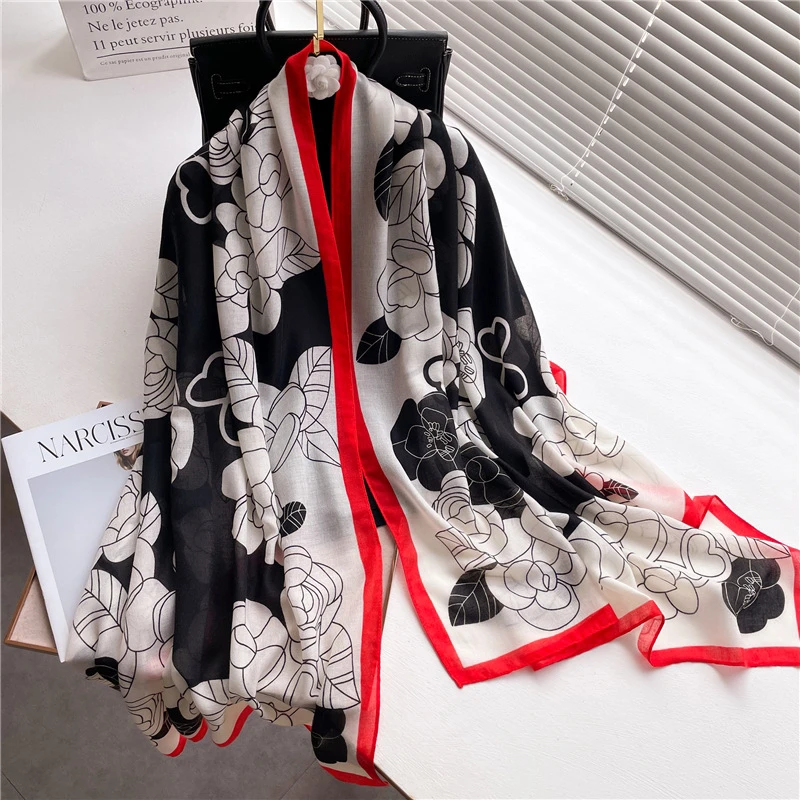 

Fashion new women scarf stripped crinkle hijabs lady headband cotton winter warm scarves soft long size fold foulard