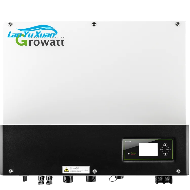 Inverter Solare Ibrido Growatt 5Kw Trifase Growatt Inverter Ibrido 10Kw Con Certificazione Per L'Europa