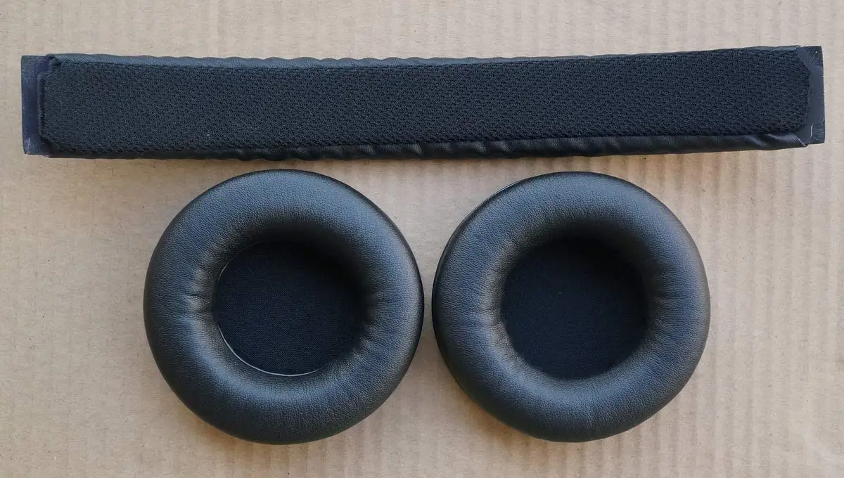 

Головная повязка + амбушюры запасные части для Razer Kraken 7,1 хрома гарнитура и кованые профессиональные и USB (золотые слова)