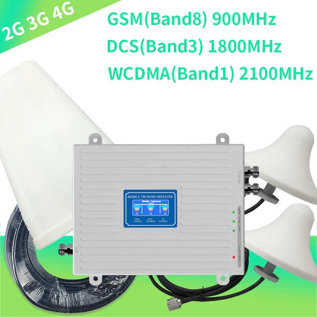 リピーターブースター900 1800,3g,4g,Lte,信号ブースター,2100 dcs 
