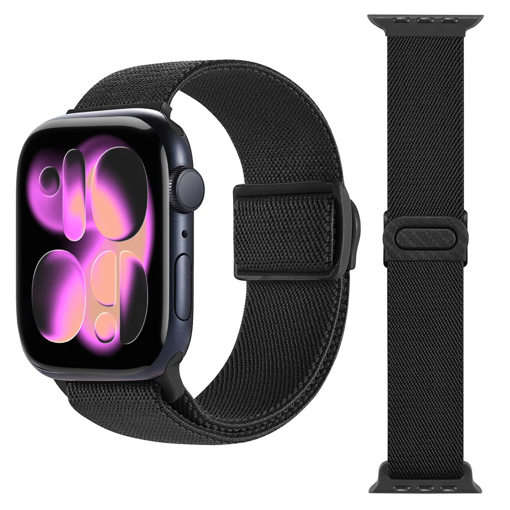 Elastic Carbon Nylon Strap