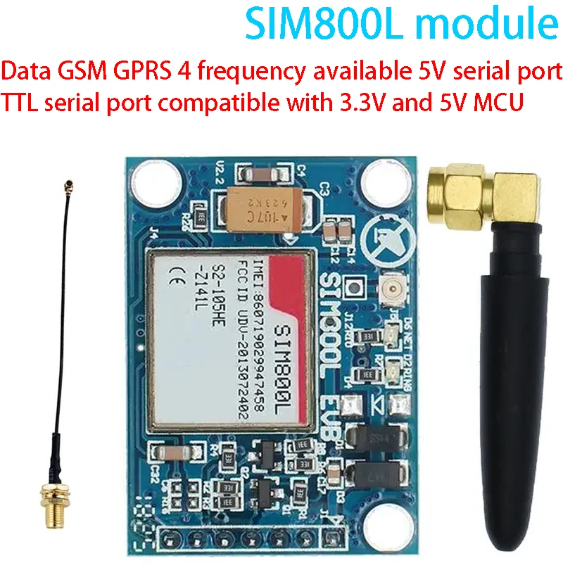 SIM800L module SMS data GSM GPRS 4 frequency available 5V serial port ...