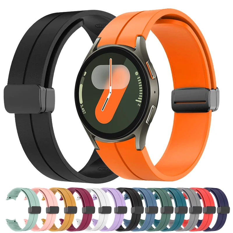 Magnetic Silicone Strap with No-Gap Design - Original Bracelet Band