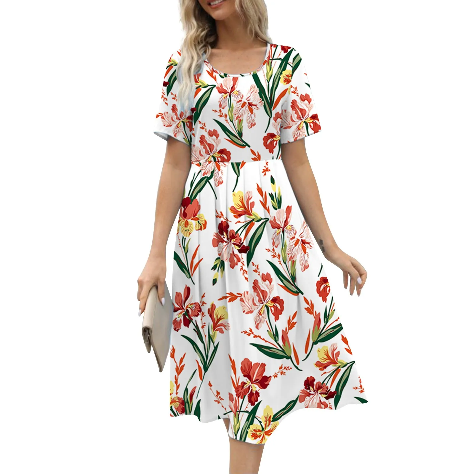 

Модное и сексуальное женское летнее Новое Элегантное платье на молнии с круглым вырезом и коротким рукавом ropa de mujer roupa feminina