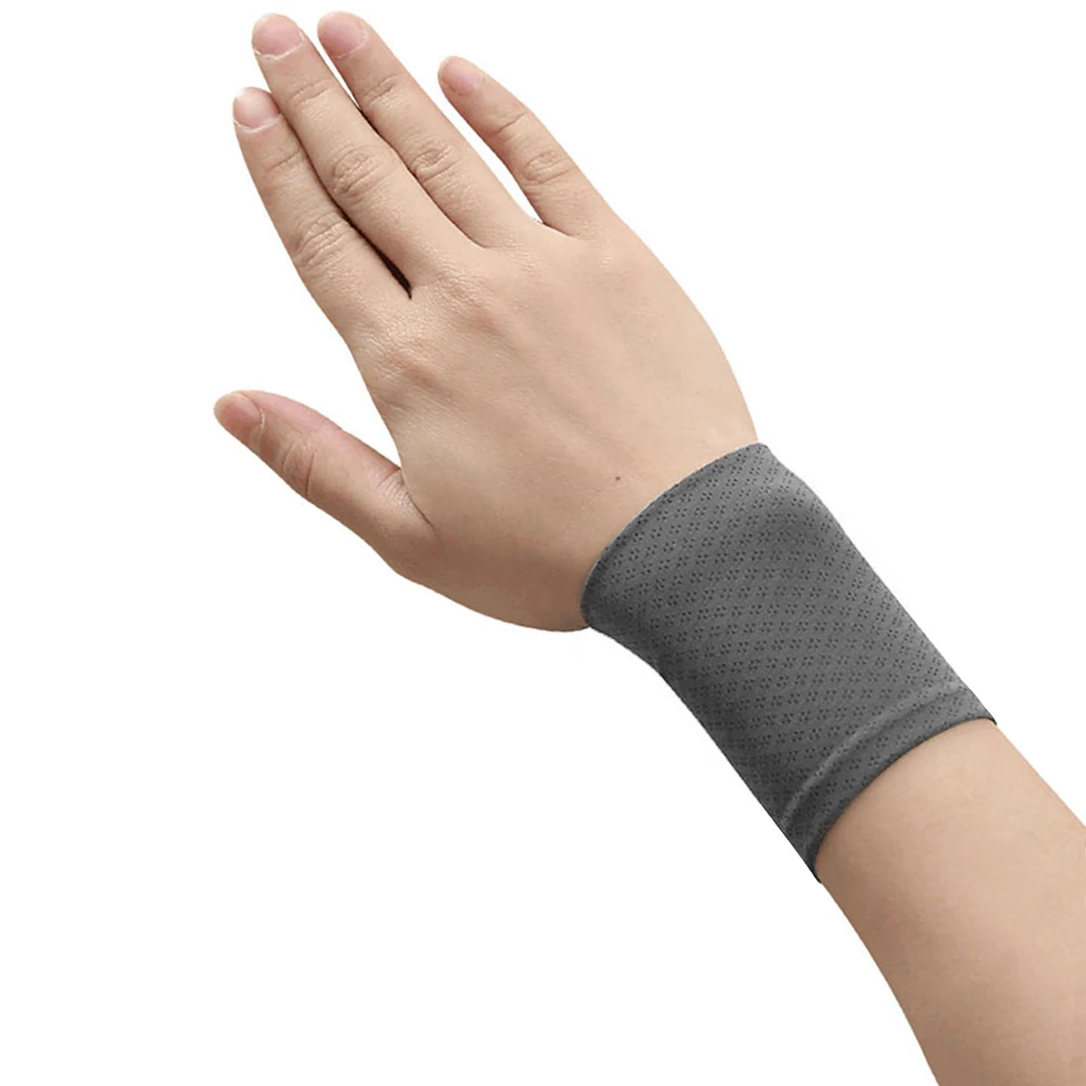 Wrist sweatband wrist brace wrist guard wrist support 2pcs unisex sport sweatband wristband wrist protector gym running sport safety support brace wrap bandage
